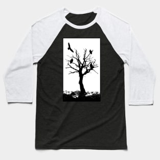 Vulture Tree Baseball T-Shirt